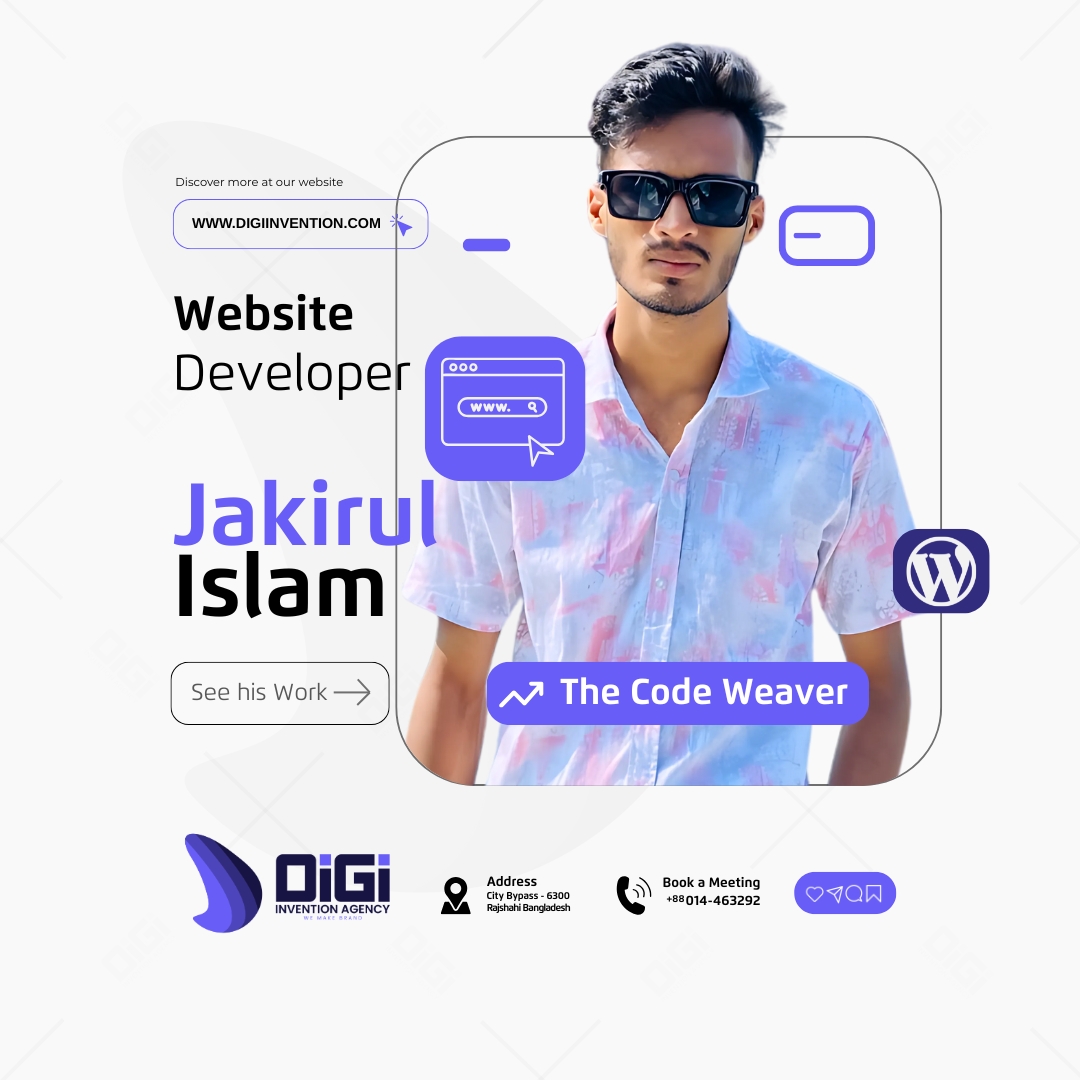 Jakirul Islam — Website Developer