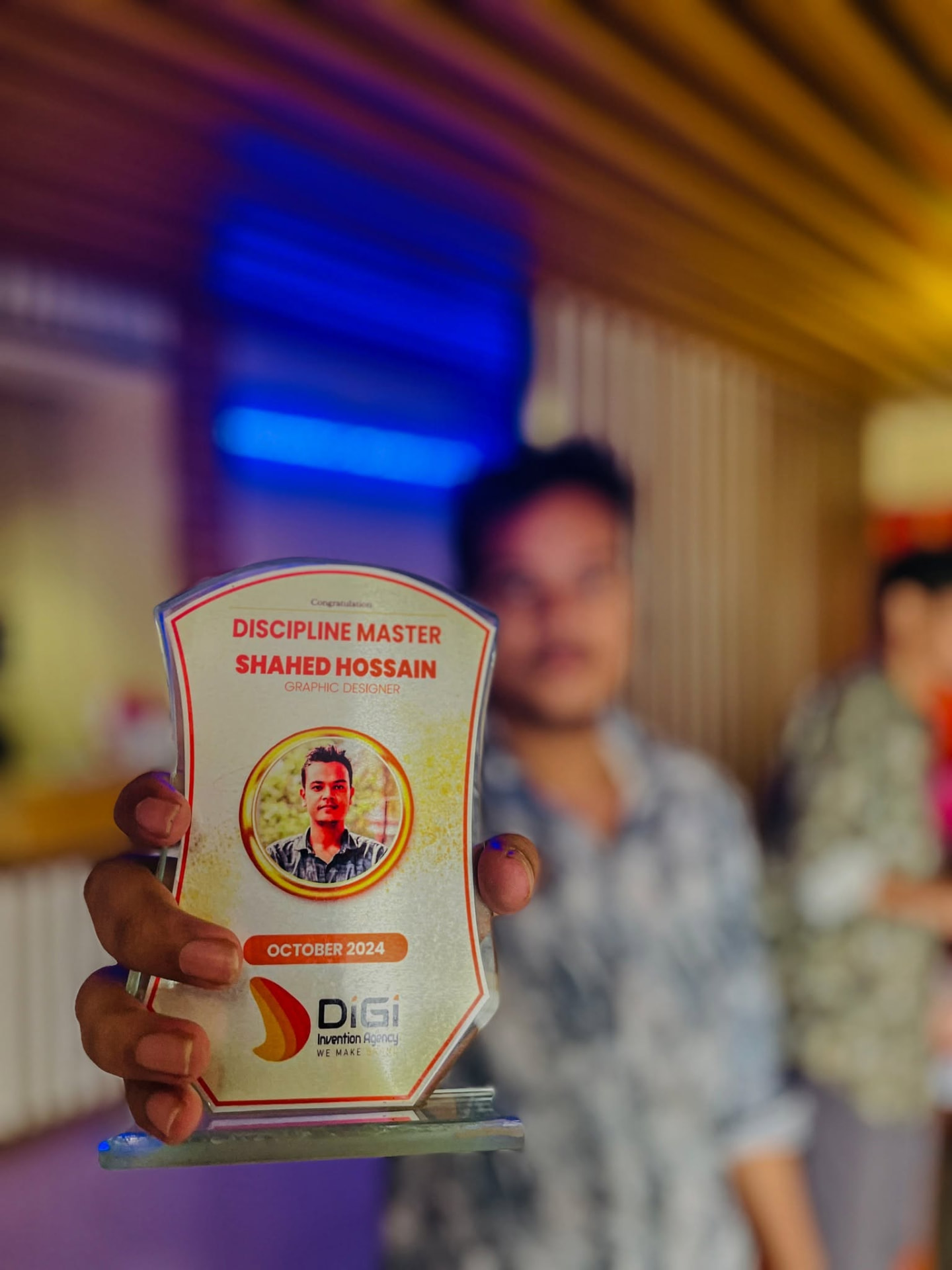 Discipline Master — Monthly recognition at DiGi Invention