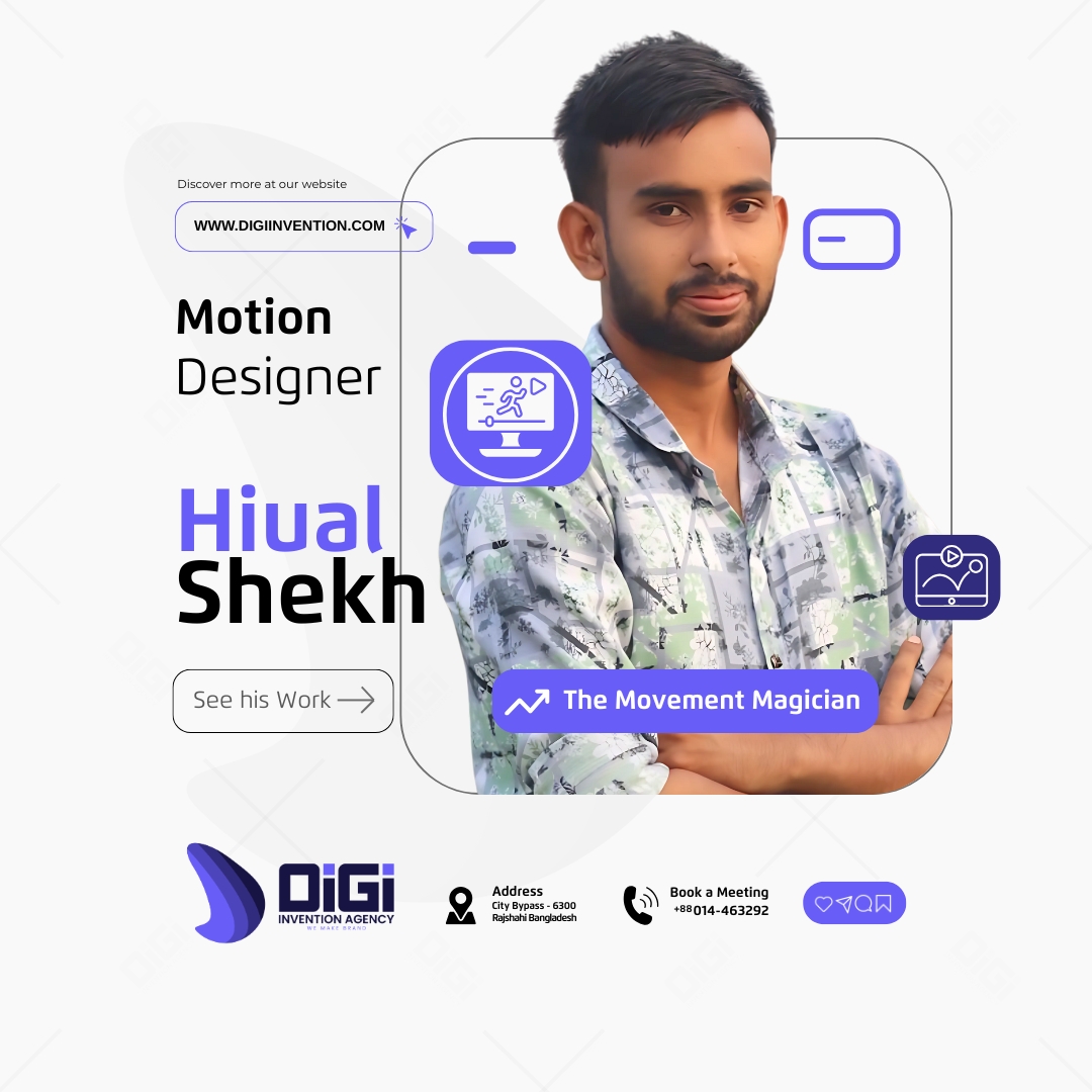 Hiual Shekh — Motion Designer