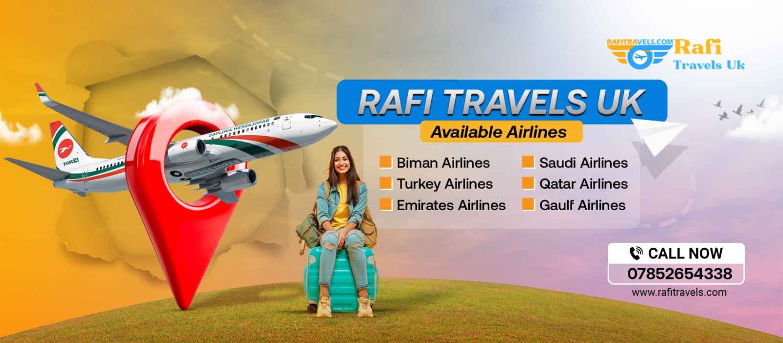 Rafi Travels UK — Hero Banner