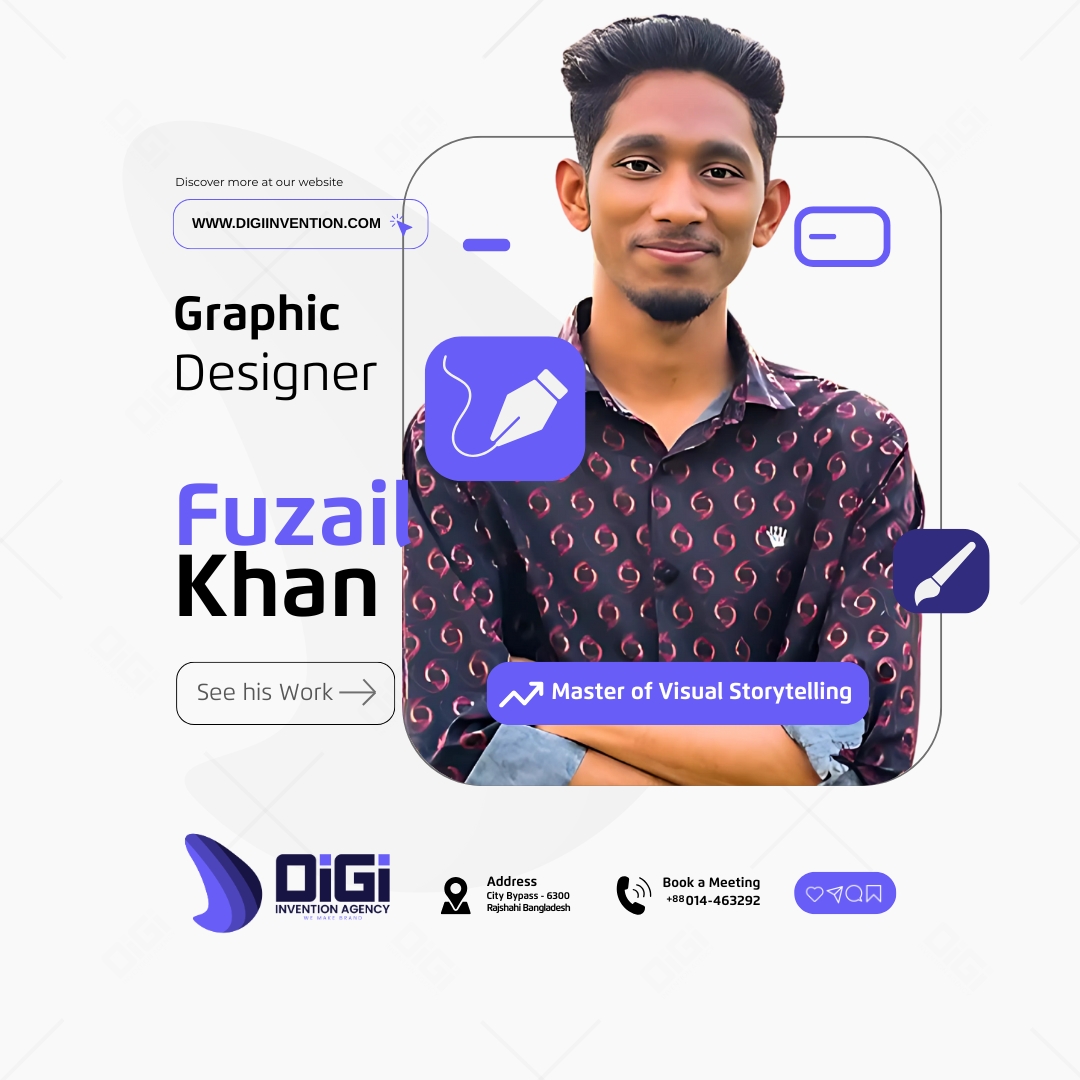 Fuzail Khan — Graphic Designer
