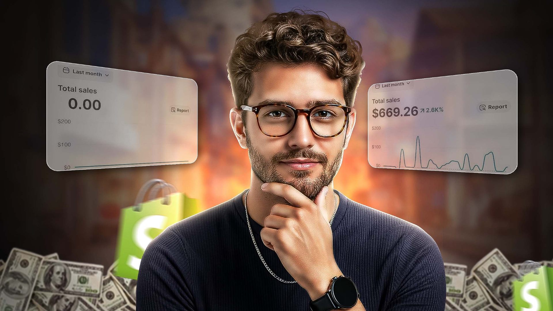 Shopify Sales — $0 to $669